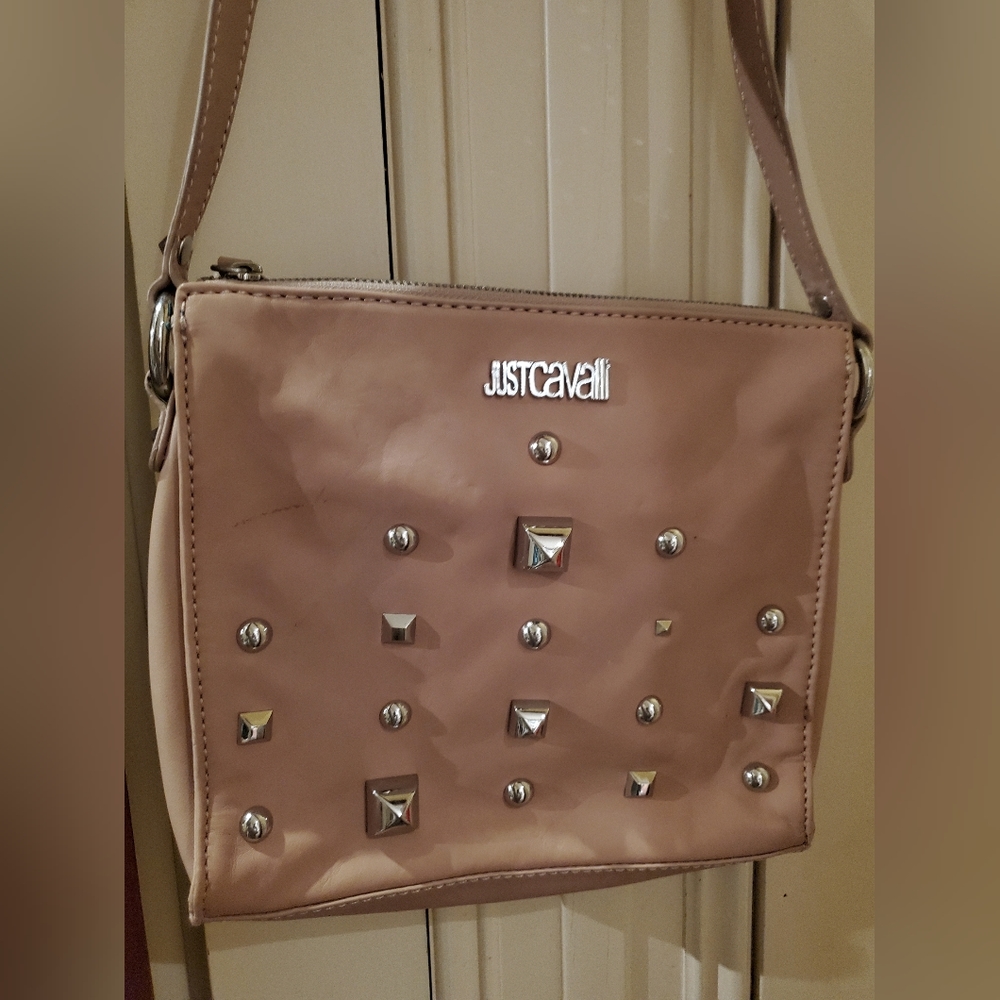 Just Cavalli studded shoulder bag